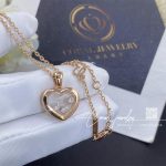 Chopard Happy Diamonds Icons Necklace, Ethical Rose Gold, Diamond 79a611 5001 (3)