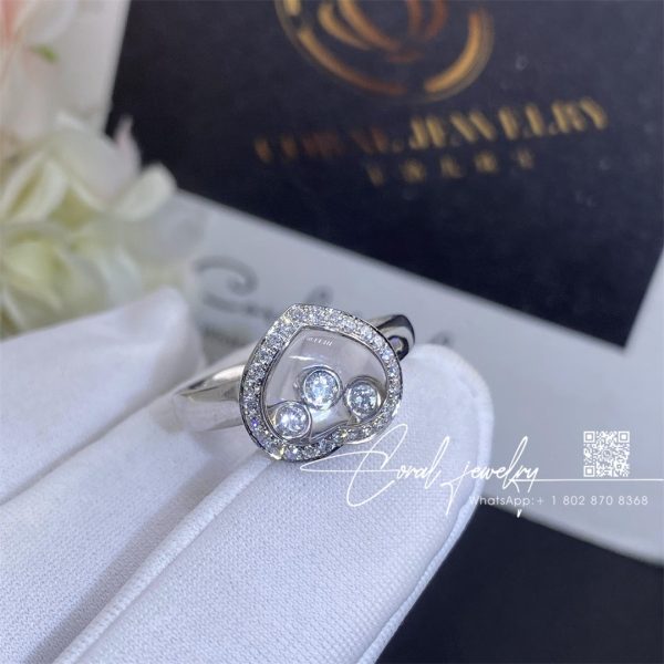 Chopard Happy Diamonds Icons White Gold Diamond Ring @82a611 1200 (8)