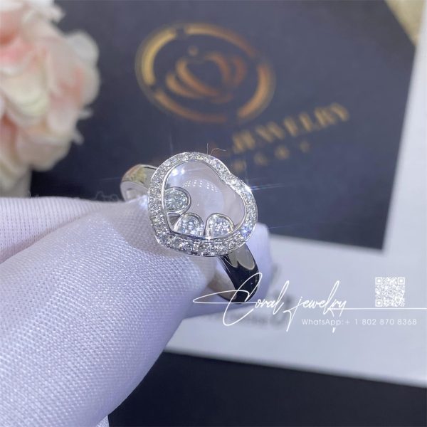 Chopard Happy Diamonds Icons White Gold Diamond Ring @82a611 1200 (9)