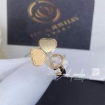 Chopard Happy Hearts Rose Gold Pearl Diamond Ring 82a083 5700 (1)