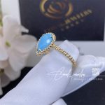 Boucheron Serpent Boheme Couleur Yellow Gold Turquoise Ring Jrg02856 (4)