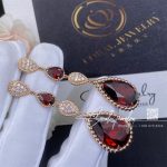 Boucheron Serpent Bohème Pendant Earrings, Rhodolite Garnets, Xs And L Motifs Jco01312 (2)