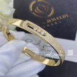 Messika Move Noa Pavé Bangle Yellow Gold Diamond Bracelet 06371 Yg (4)