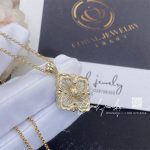 Buccellati Opera Tulle Pendant In Yellow Gold Set With Mother Of Pearl Jaupen014235 (3)