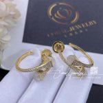 Marli Cleo Diamond Open Hoop Earrings In Yellow Gold (4)