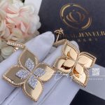 Roberto Coin 18k Gold Venetian Princess Diamond Large Flower Drop Earrings (4)