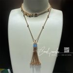 Roberto Coin Art Deco Necklace With Turquoise And Diamonds (2)