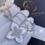 Roberto Coin White Gold Diamond Princess Flower White Gold Necklace – 3 (4)