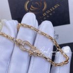 Fred Force 10 Bracelet 18k Yellow Gold And Diamonds Medium Model Yellow Gold Link (3)