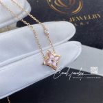 Louis Vuitton Color Blossom Bb Star Pendant, Pink Gold, Pink Mother Of Pearl And Diamond Q93612 (3)