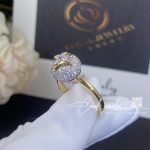 Louis Vuitton Color Blossom Ring, Yellow Gold, White Gold And PavÃ© Diamond Q9l98d (4)