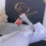 Marli Cleo Diamond Midi Ring In White Gold Pink Coral (3)