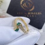 Marli Cleo Diamond Slim Ring In Yellow Gold Green Agate (1)