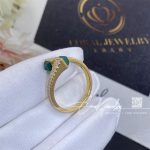 Marli Cleo Diamond Slim Ring In Yellow Gold Green Agate (5)