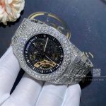 Audemars Piguet Royal Oak 41 Steel Custom Moissanite Set Skeleton (2)