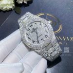 Audemars Piguet Royal Oak Steel 41mm Moissanite Diamond Watch 25ct (2)