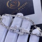 Fred Force 10 Bracelet 18k White Gold And Diamonds Large Model White Gold Chain (3)