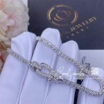 Fred Force 10 Bracelet 18k White Gold And Diamonds Medium Model Ref 0b0077 6j0173 (3)