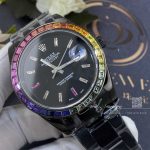 Rolex Datejust Ii 116300 Rainbow Black Dlc Pvd (2)