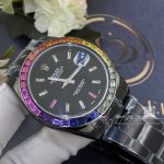 Rolex Datejust Ii 116300 Rainbow Black Dlc Pvd (4)