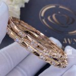 Bulgari Serpenti Viper 18 Kt Rose Gold Bracelet Set With Demi Pavé Diamonds Ref. 355043 (3)