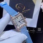 Charles Oudin Pansy Retro 24mm Rose Watch Roman Style (3)