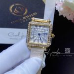 Charles Oudin Pansy Retro 24mm Yellow Watch Arabic Style (4)