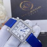 Charles Oudin Pansy Retro With Pearls Watch Medium 24mm Royal Blue Straps (3)