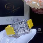 Charles Oudin Pansy Retro With Pearls Watch Medium 24mm Yellow Straps (5)