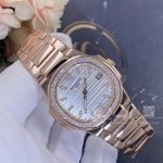 Patek Philippe Nautilus 18kt Rose Gold Diamond Ladies Watch 7010 1r 011 (1)