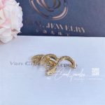 Bulgari B.zero1 Small Hoop Earrings In 18 Kt Yellow Gold Set With Pavé Diamonds Ref. 348036 (5)