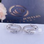 Bulgari Serpenti Viper 18 Kt White Gold Earrings Set With Pavé Diamonds Ref. 358360 (2)