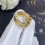 Bulgari Serpenti Viper Two Coil 18 Kt Yellow Gold Ring Ref. 357869 (6)