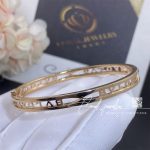 Bulgari B.zero1 18 Kt Rose Gold Bangle Bracelet With Bvlgari Logo On The Spiral Ref. 356239 (5)