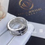 Bulgari B.zero1 Four Band Ring In 18 Kt White Gold Ref. 323552 (1)