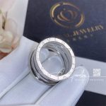 Bulgari B.zero1 Four Band Ring In 18 Kt White Gold Ref. 323552 (3)