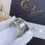 Bulgari B.zero1 Four Band Ring In 18 Kt White Gold Ref. 323552 (4)