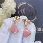 Bulgari Divas’ Dream Earrings Rose Gold Diamonds And Pink Opal Ref. 357862 (2)