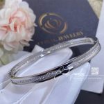 Bulgari B.zero1 Bracelet In 18 Kt White Gold With Pavé Diamonds Ref. Br855967 (3)