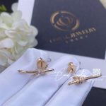 Tiffany Knot Earrings In Rose Gold With Diamonds (3)