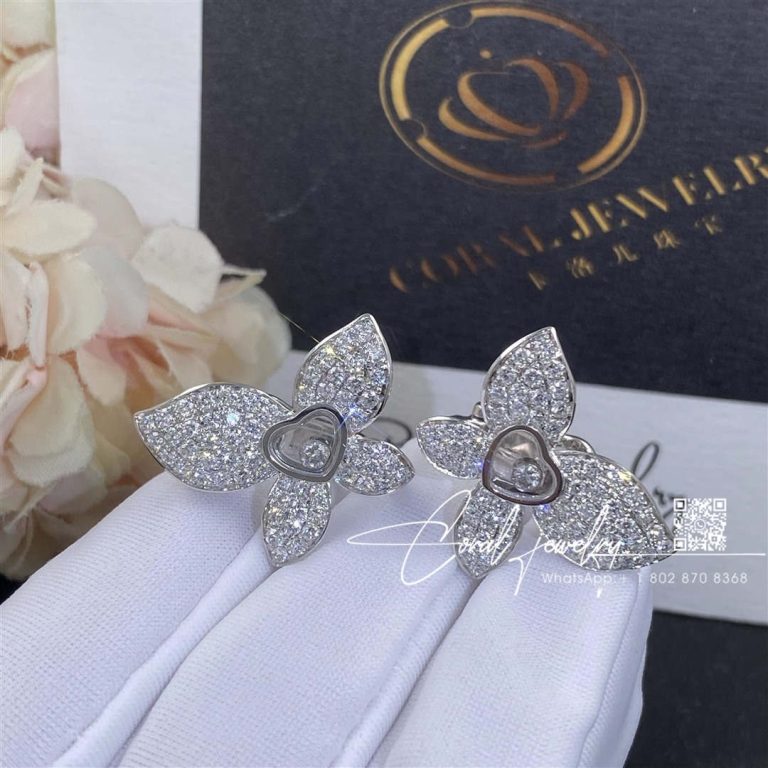 Chopard Happy Butterfly X Mariah Carey Earrings, Ethical White Gold, Diamonds 848536 1001 (1)