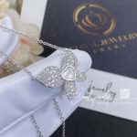 Chopard Happy Butterfly X Mariah Carey Necklace, Ethical White Gold, Diamonds 818536 1001 (1)