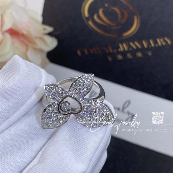 Chopard Happy Butterfly X Mariah Carey Ring, Ethical White Gold, Diamonds @828536 1010 (2)