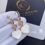 Chopard Happy Hearts Earrings, Ethical Rose Gold, Diamonds, Mother Of Pearl 837482 5310 (1)