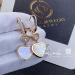 Chopard Happy Hearts Earrings, Ethical Rose Gold, Diamonds, Mother Of Pearl 837482 5310 (5)