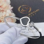 Chopard Happy Hearts White Gold Onyx Diamond Bangle 857482 1202 (2)