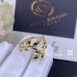 Tiffany Paloma Picasso® Olive Leaf Bypass Ring In Yellow Gold (1)