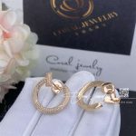 Tiffany T T1 Open Hoop Earrings In Rose Gold (4)