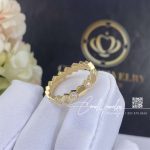 Chaumet Bee My Love Half Pavé Diamond Ring In Yellow Gold 4mm (4)