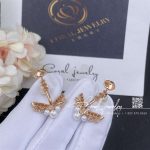 Chaumet Joséphine Aigrette Earring Rose Gold, Pearls, Diamonds 084473 (6)